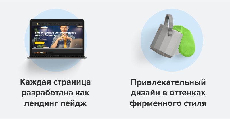 АйПи Бухгалтер - Сайт для компаний в сфере услуг: бухгалтерские, аудиторские и пр.